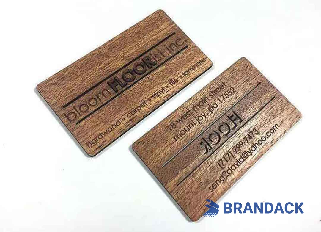 Luxury Wooden Engraved Business RFID Membership Cards