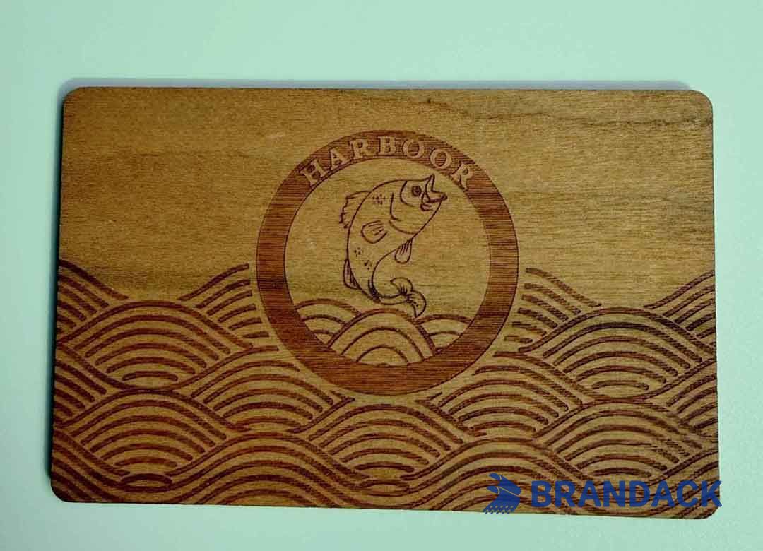 Luxury Woodworking Business Cards - Wood Veneer RFID Loyalty Cards
