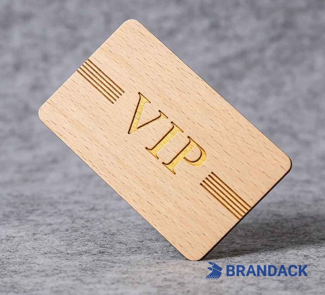 Thin Wood Working RFID Membership Business Cards