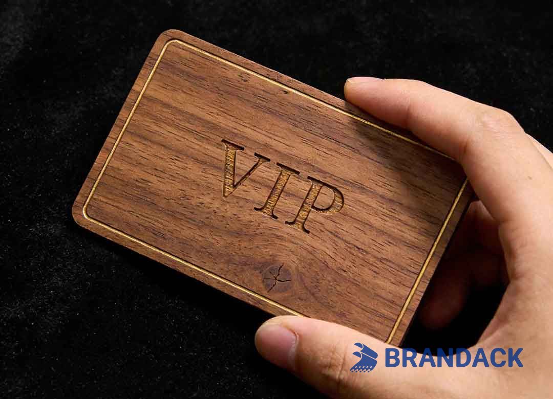 Custom Woodworking Business Cards - Wood Veneer RFID Loyalty Cards