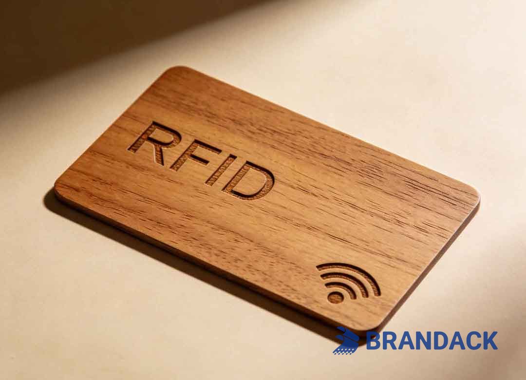 Custom Woodworking Business Cards - Wood Veneer RFID Loyalty Cards