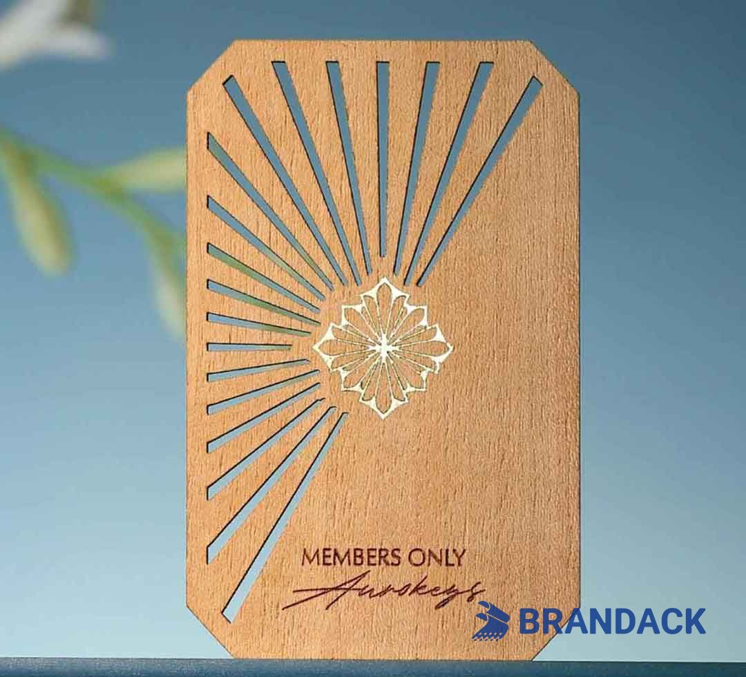 Custom Woodworking Business Cards - Wood Veneer RFID Loyalty Cards
