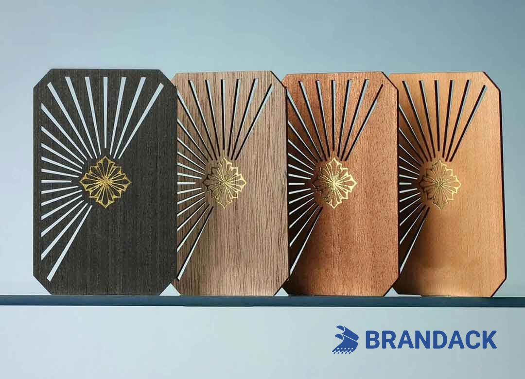 Custom Woodworking Business Cards - Wood Veneer RFID Loyalty Cards