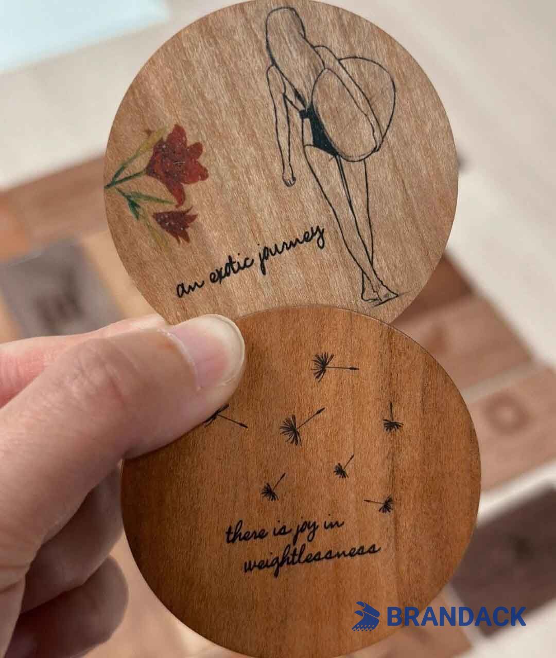 Custom Woodworking Business Cards - Wood Veneer RFID Loyalty Cards