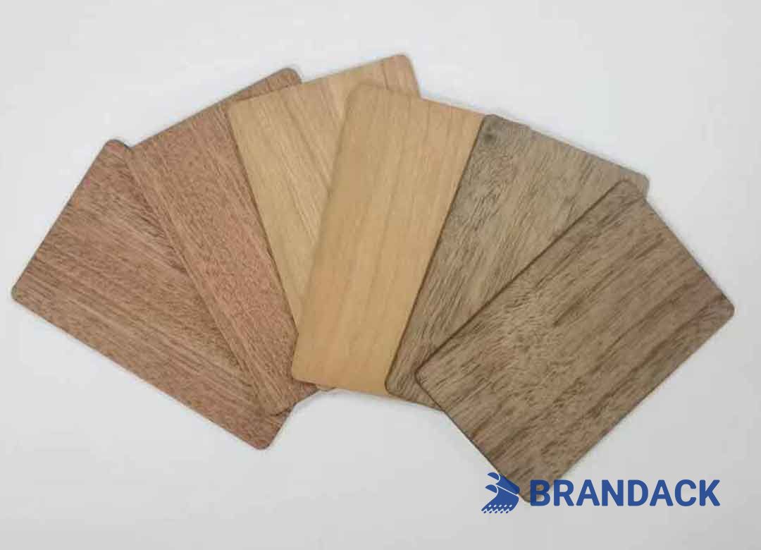 Custom Woodworking Business Cards - Wood Veneer RFID Loyalty Cards