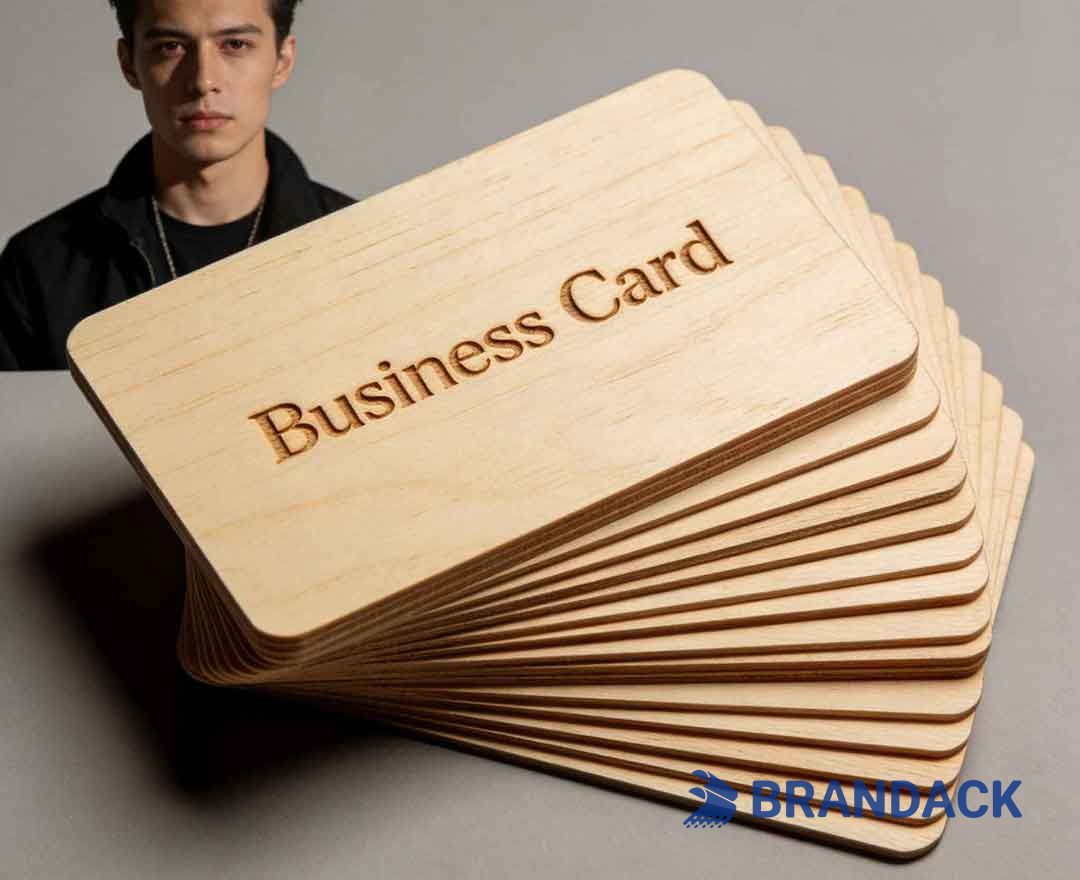 Thin Wood Working Business Cards, RFID Membership Cards Made of Wood
