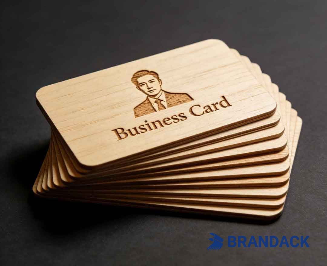 Thin Wood Working Business Cards, RFID Membership Cards Made of Wood