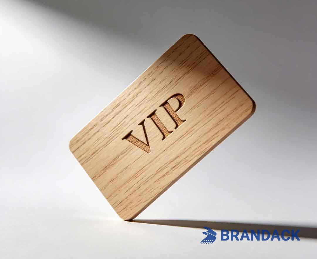 Thin Wood Working Business Cards, RFID Membership Cards Made of Wood