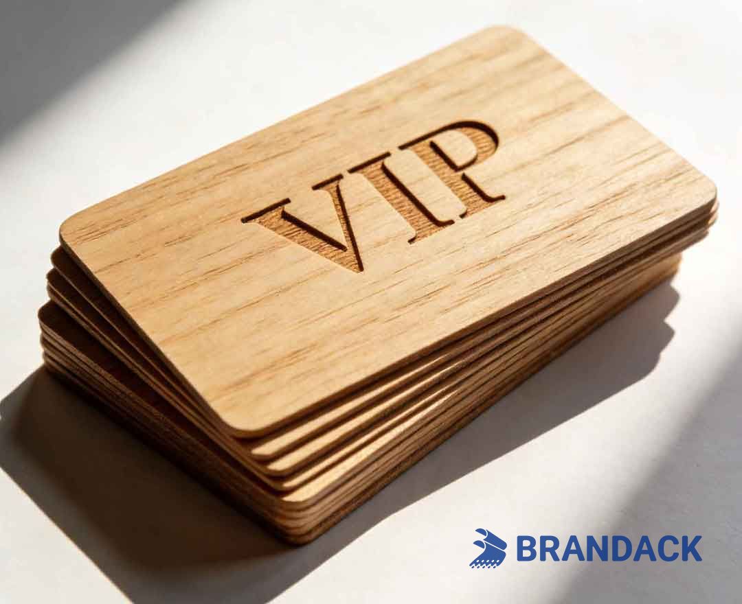 Thin Wood Working Business Cards, RFID Membership Cards Made of Wood