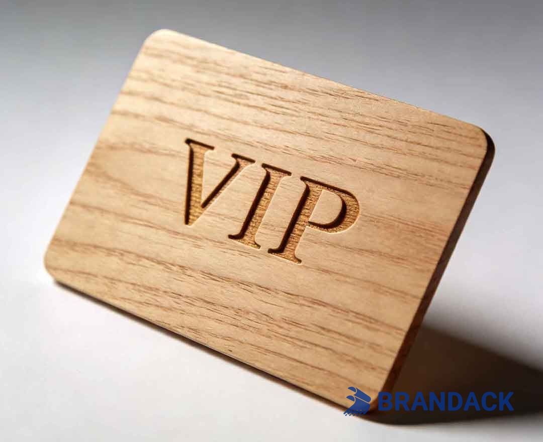 Thin Wood Working Business Cards, RFID Membership Cards Made of Wood