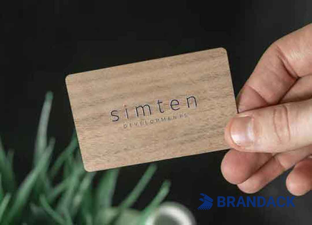 Thin Wood Working Business Cards, RFID Membership Cards Made of Wood