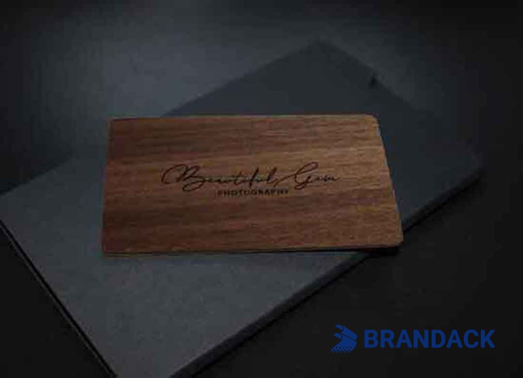 Thin Wood Working Business Cards, RFID Membership Cards Made of Wood