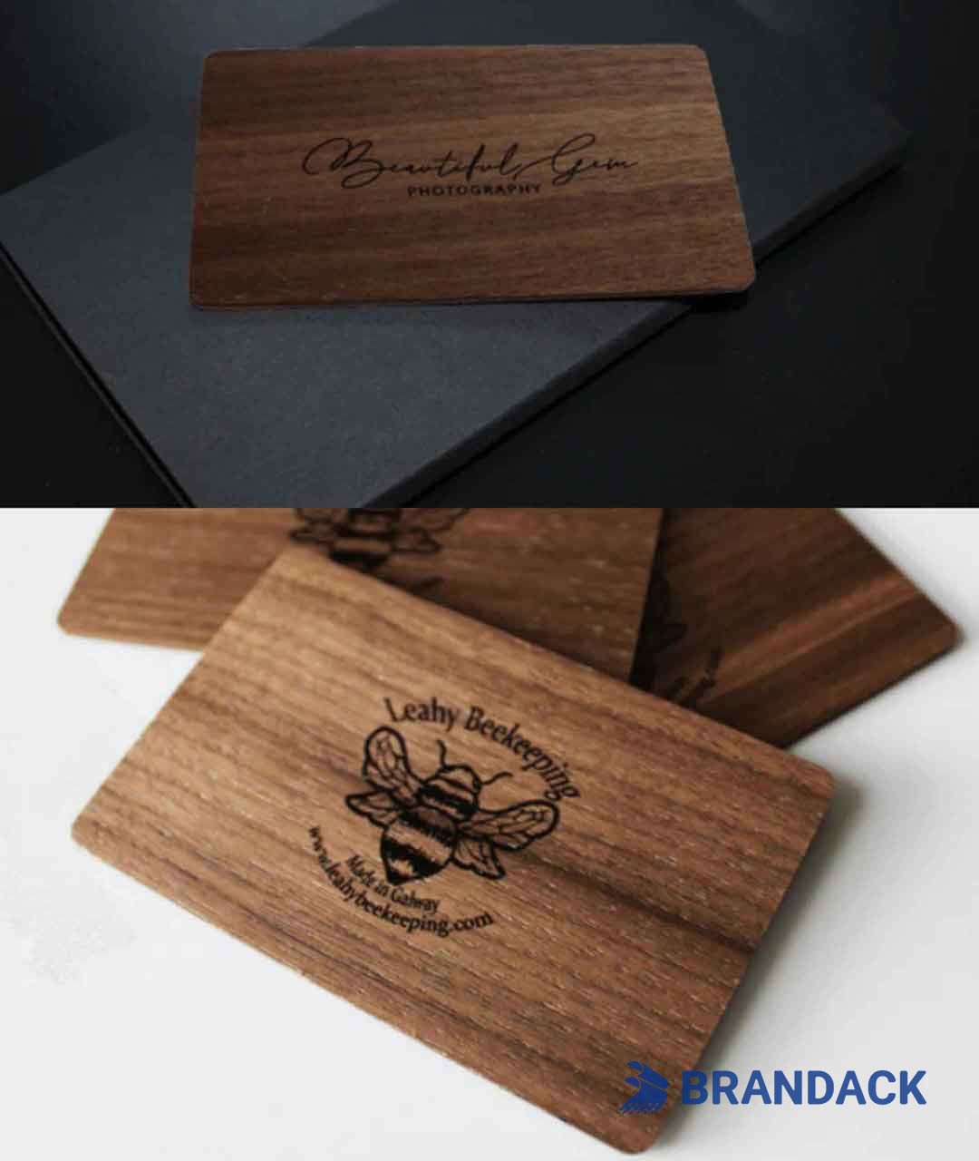 Thin Wood Working Business Cards, RFID Membership Cards Made of Wood