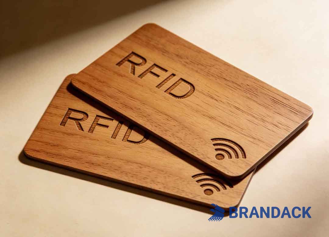 Thin Wood Working Business Cards, RFID Membership Cards Made of Wood