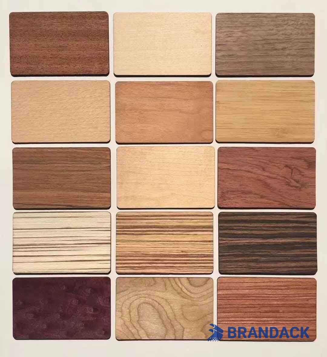 Thin Wood Working Business Cards, RFID Membership Cards Made of Wood