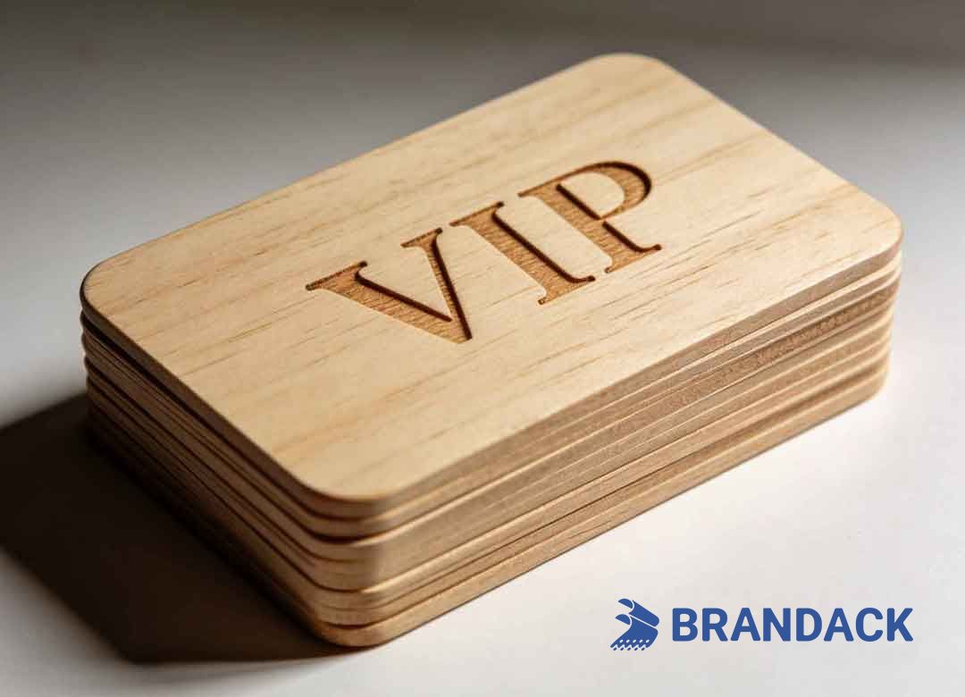Custom Woodworking Business Cards, Wood Carving RFID Loyalty Cards