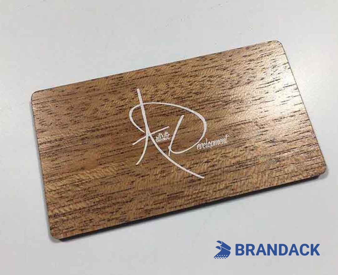 Custom Woodworking Business Cards, Wood Carving RFID Loyalty Cards