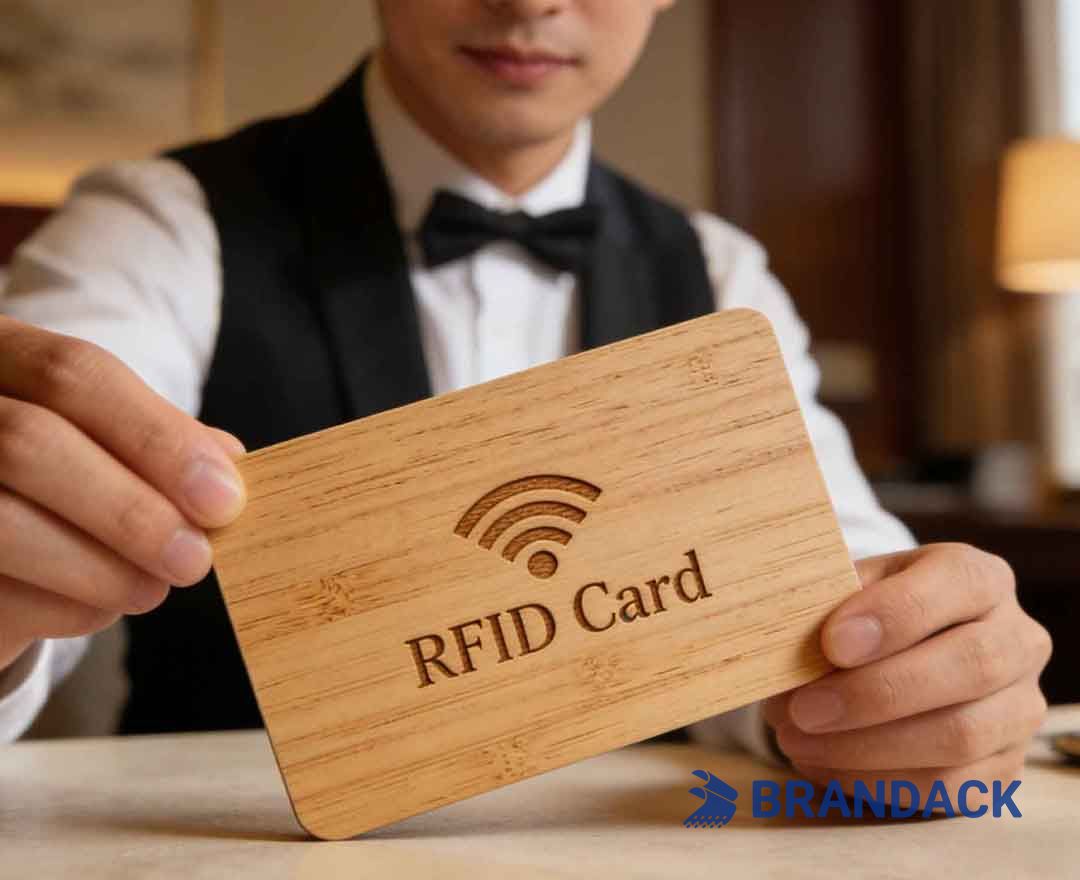 Custom Woodworking Business Cards, Wood Carving RFID Loyalty Cards