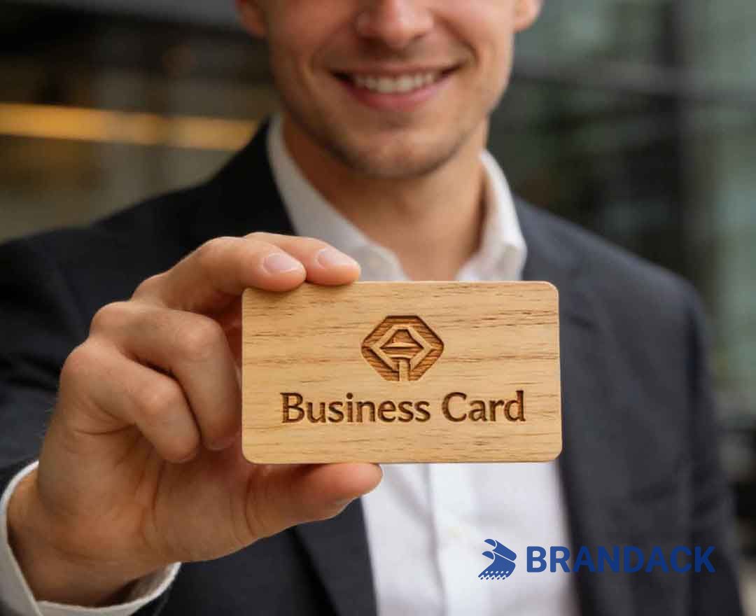 Luxury Wood Veneer Working Business Cards Tailored to Brand