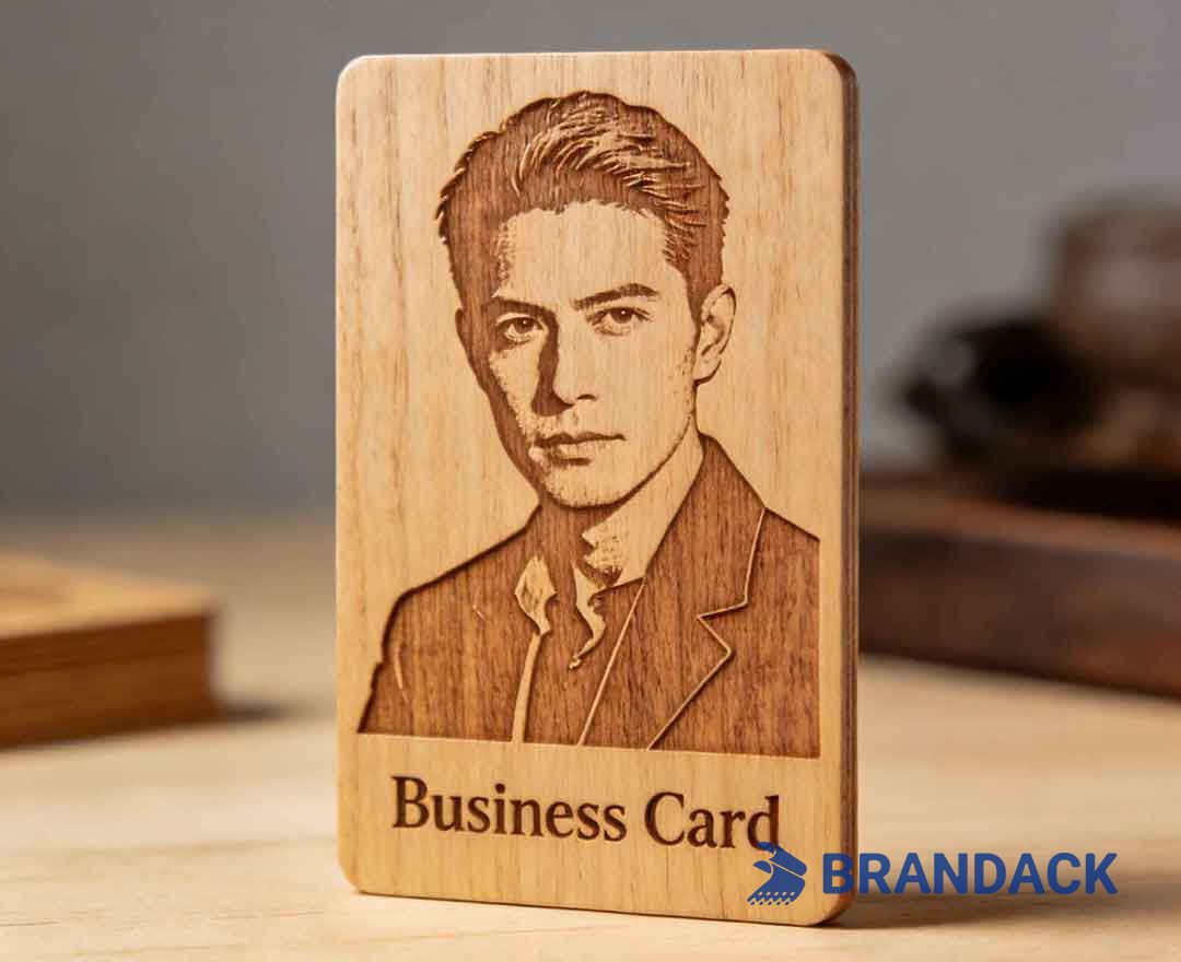 Luxury Wood Veneer Working Business Cards Tailored to Brand