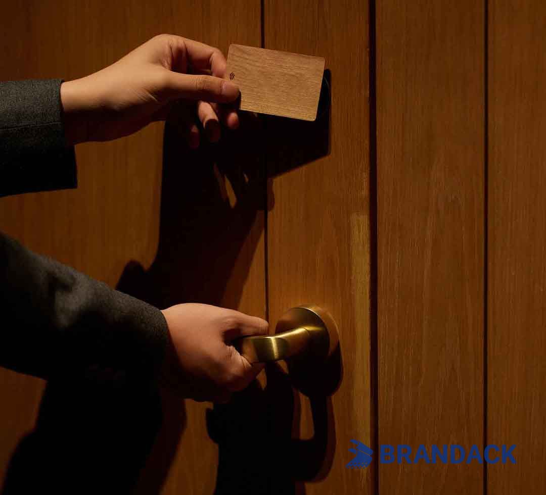 Custom Printed NFC Business Cards with NFC Chips and Made of Wood