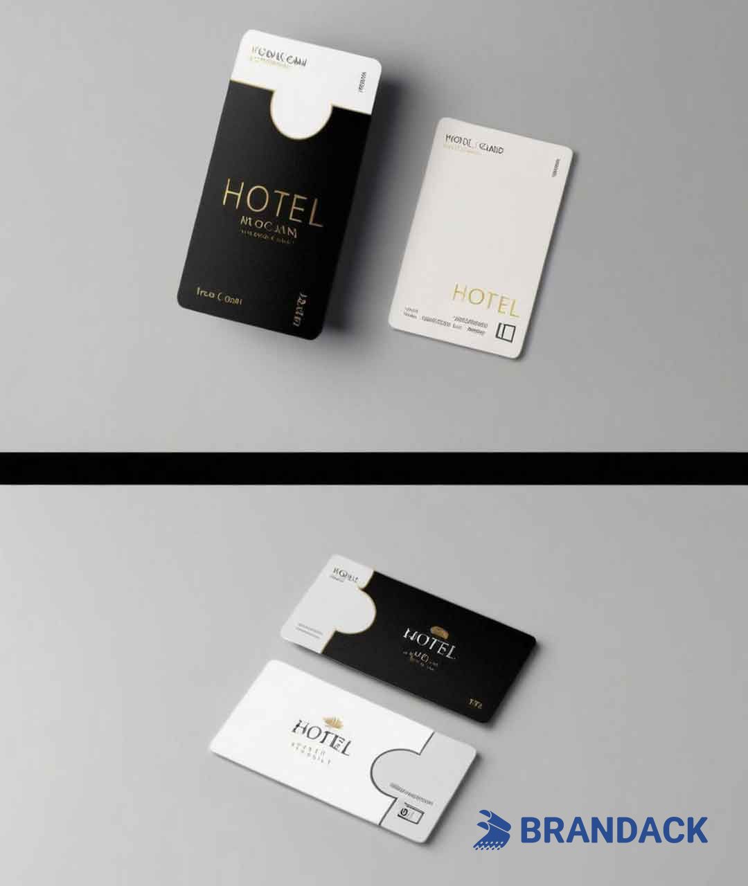 Custom Hotel Key Card Holder Printing with Design Service