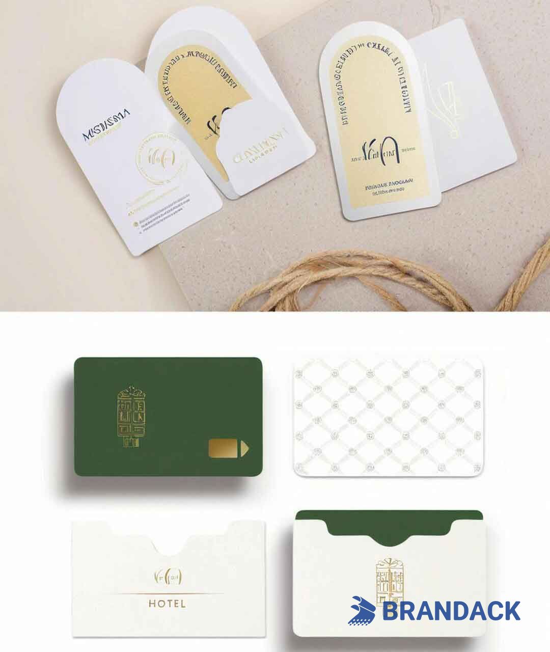 Custom Hotel Key Card Holder Printing with Design Service