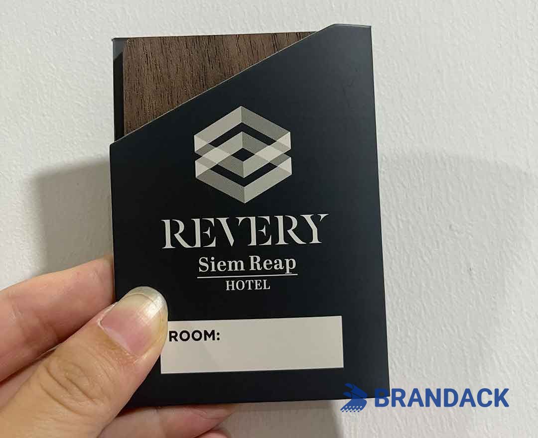 Custom Hotel Key Card Holder Printing with Design Service
