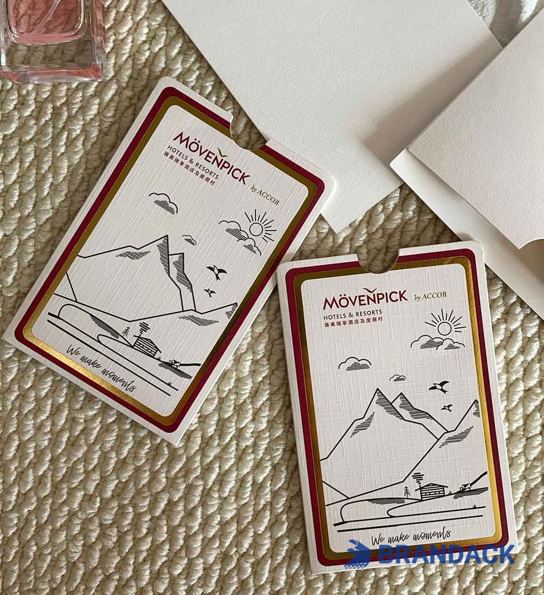 Custom Hotel Key Card Holder Printing with Design Service