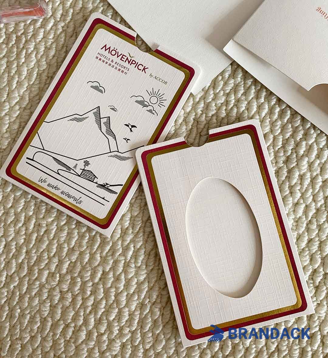 Custom Hotel Key Card Holder Printing with Design Service