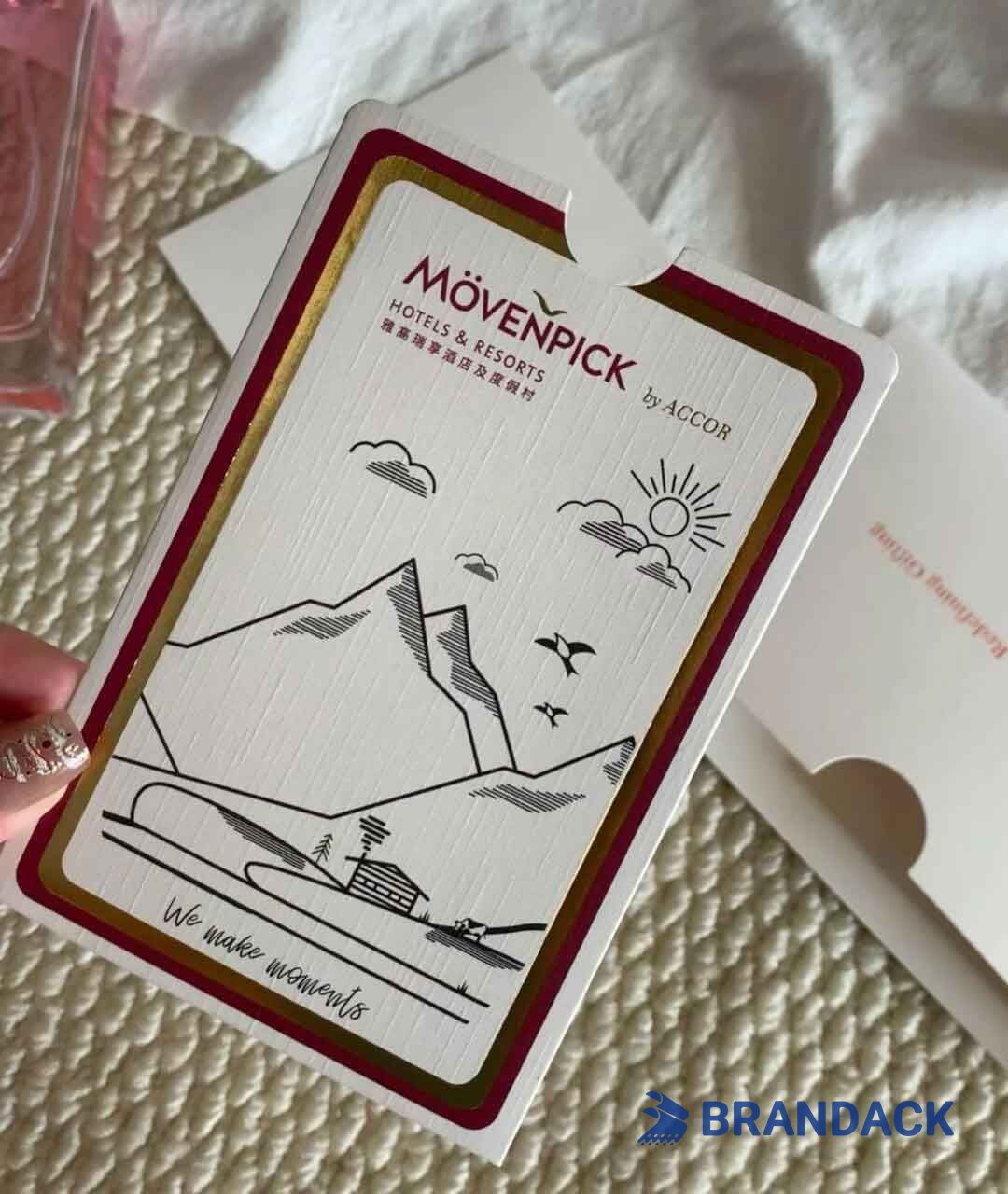 Custom Hotel Key Card Holder Printing with Design Service