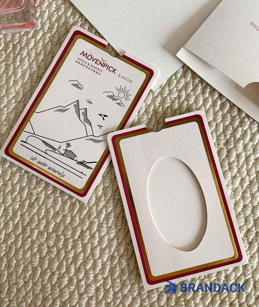 Custom Hotel Key Card Holder Printing with Design Service