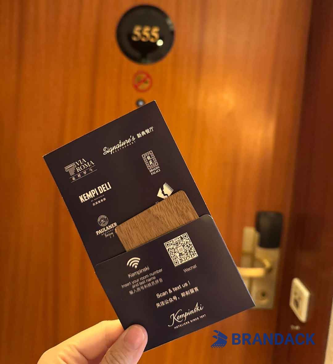 Custom Hotel Key Card Holder Printing with Design Service
