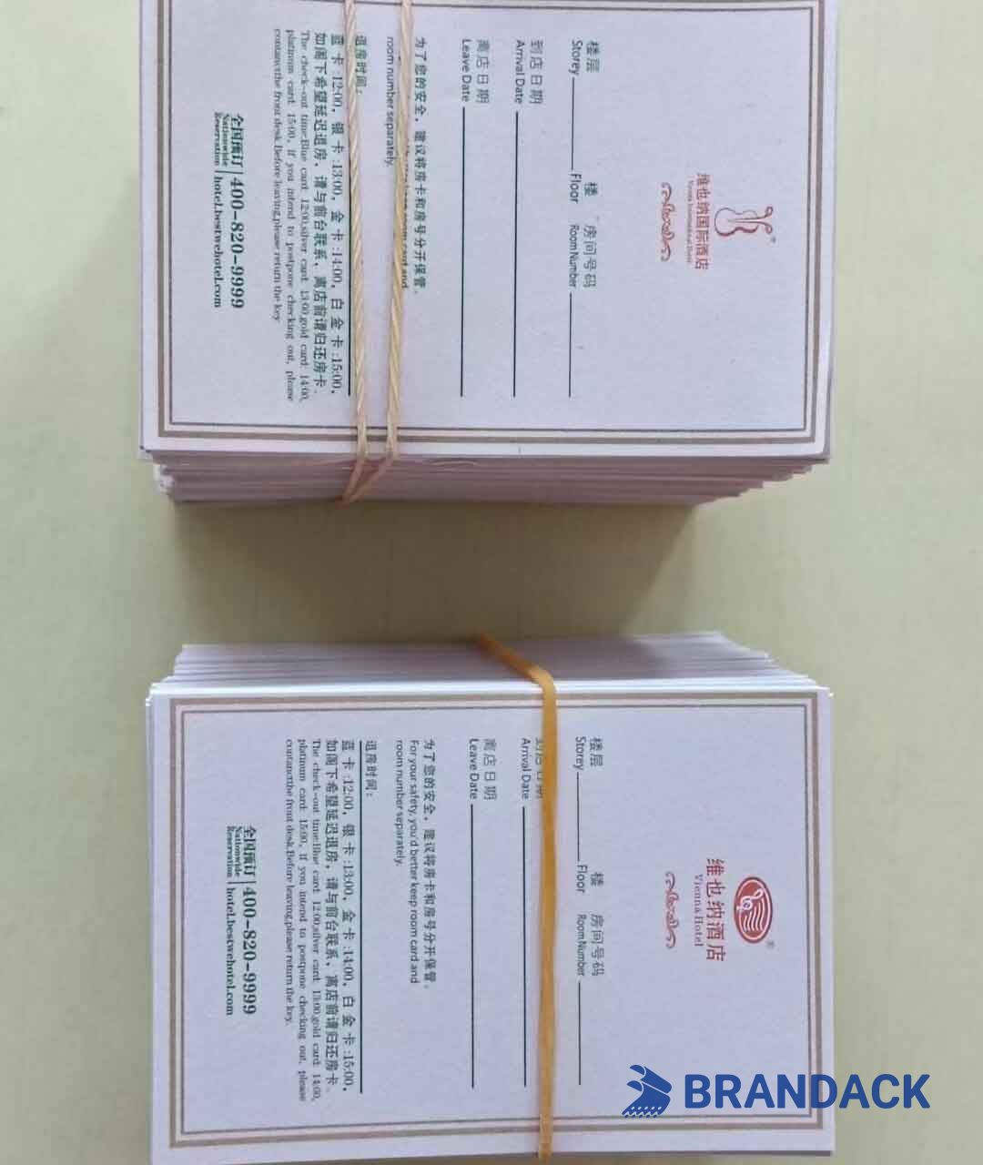 Custom Hotel Room Key Card Holders Tailored to Brand