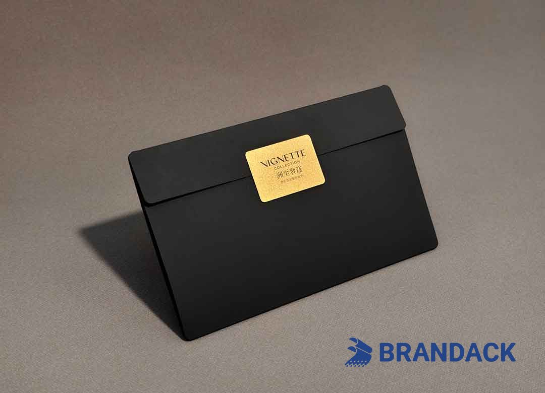 Custom Hotel Room Key Card Envelopes with Printing and Design Service