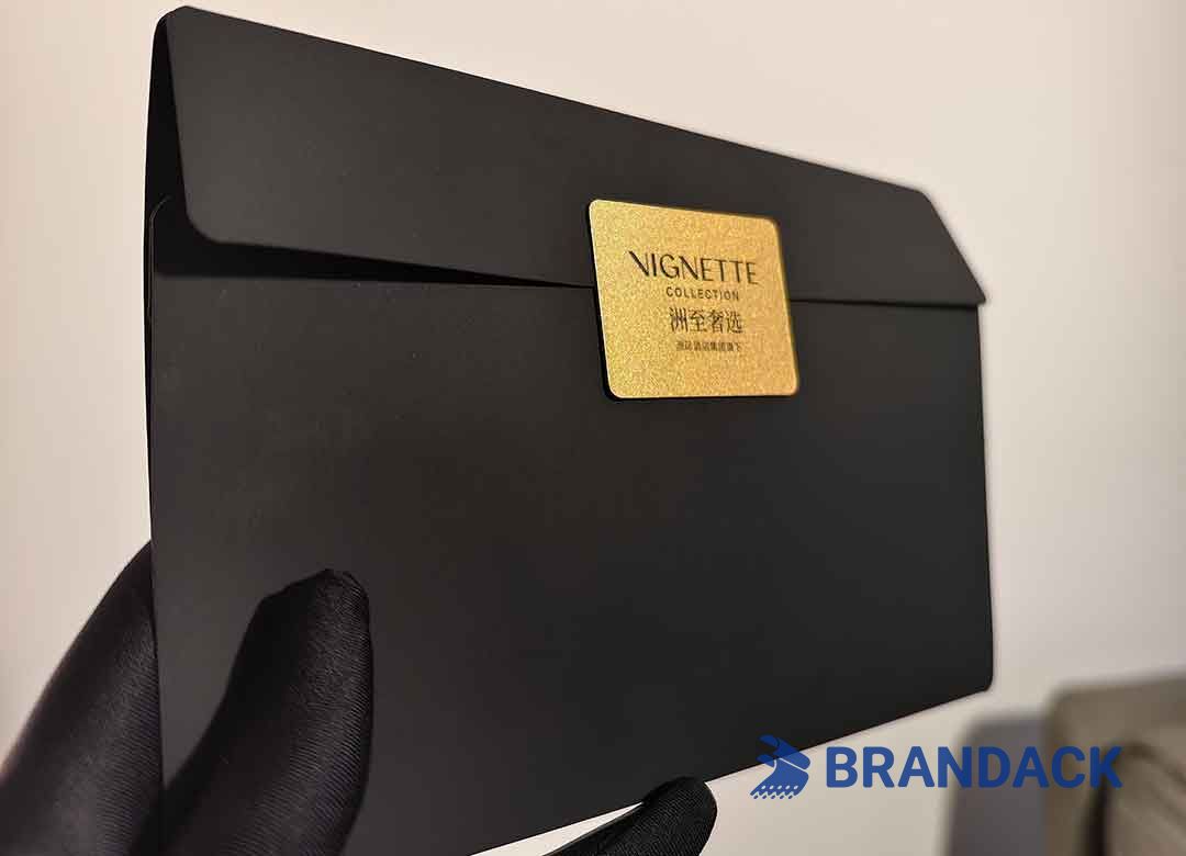 Custom Hotel Room Key Card Envelopes with Printing and Design Service