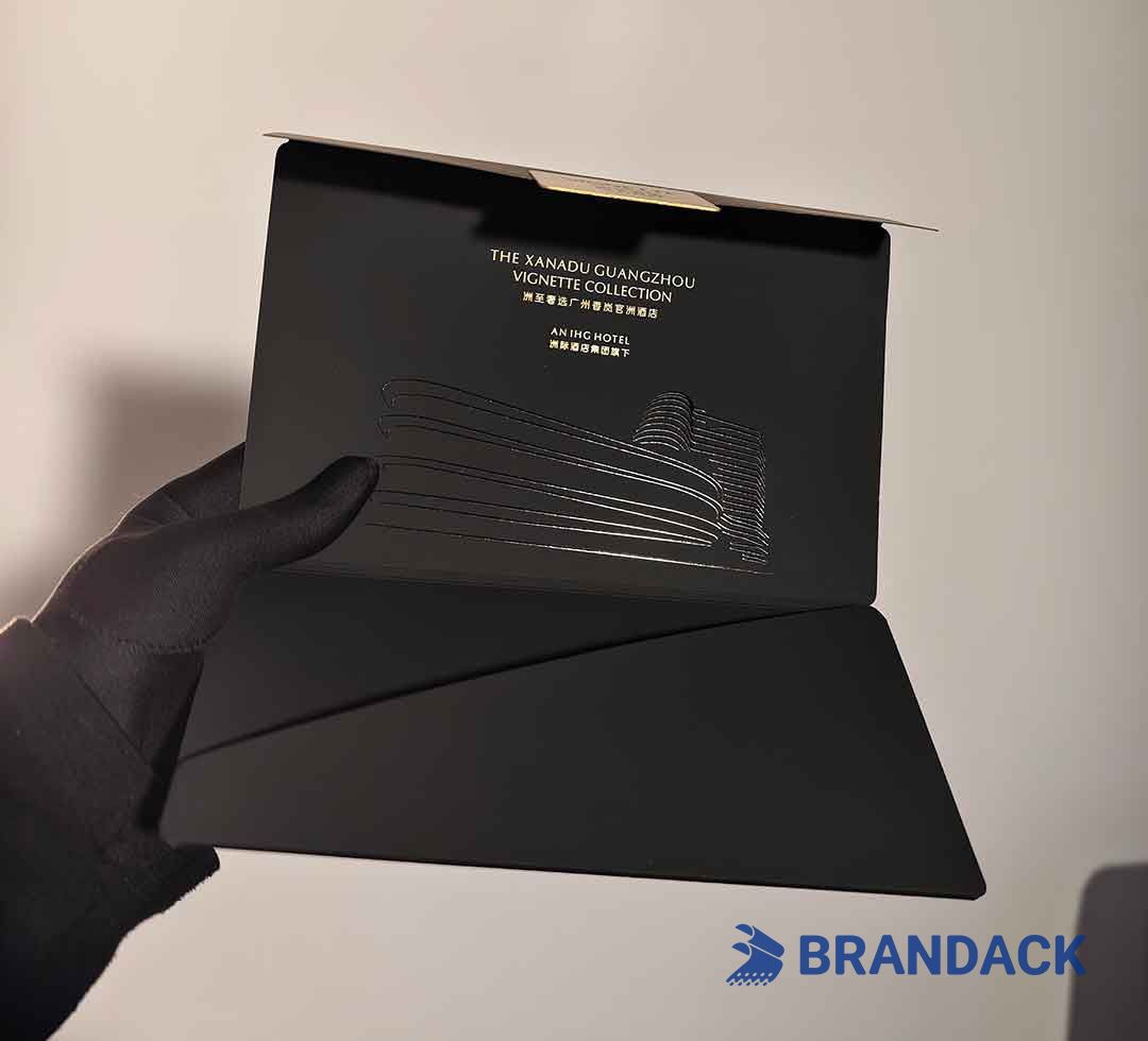 Custom Hotel Room Key Card Envelopes with Printing and Design Service