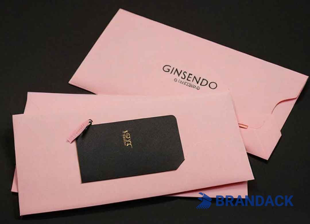 Custom Hotel Room Key Card Envelopes with Printing and Design Service