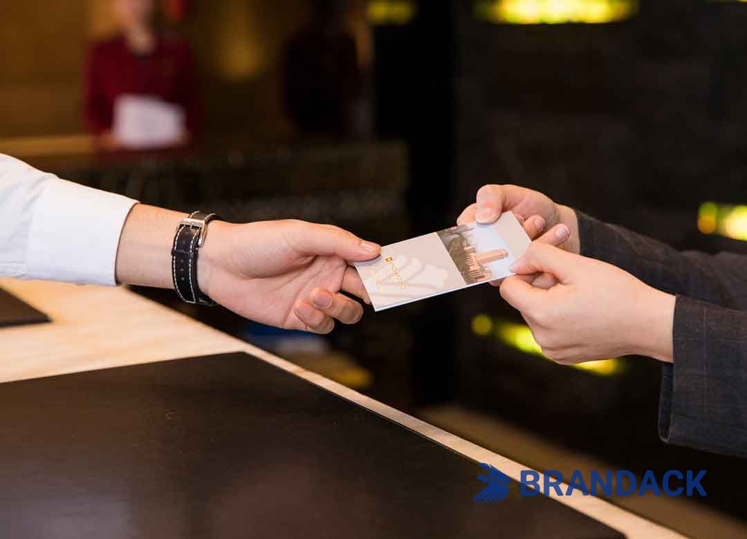 Custom Hotel Room Key Card Envelopes with Printing and Design Service