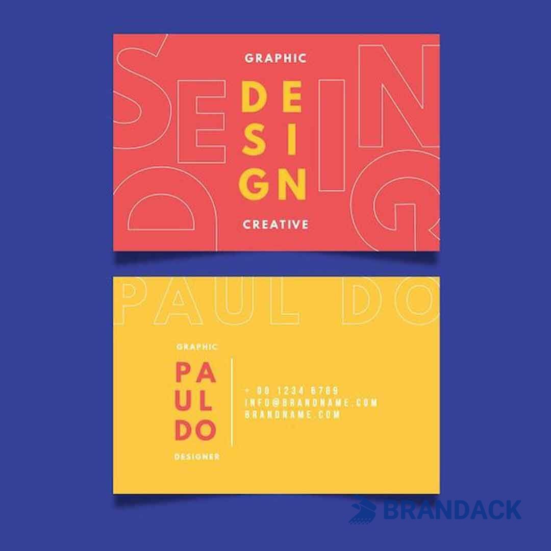 Custom Printed Business Cards with Logo and Design Service