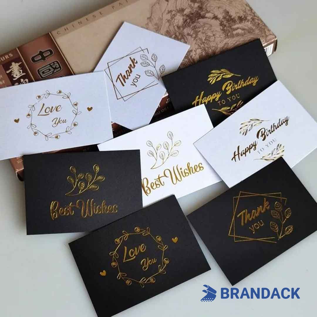 Custom Company Business Thank You Cards Tailored to Brand