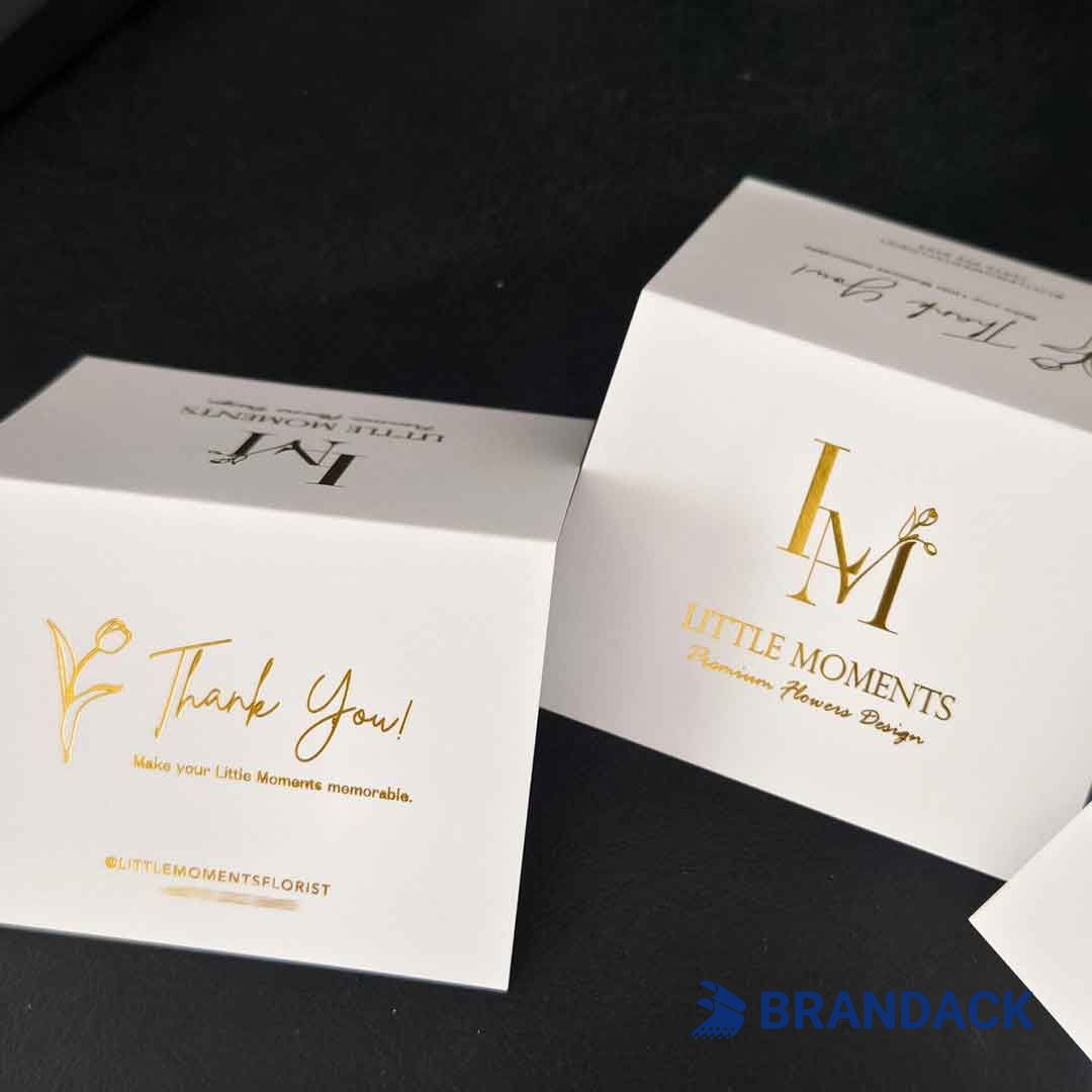 Custom Company Business Thank You Cards Tailored to Brand