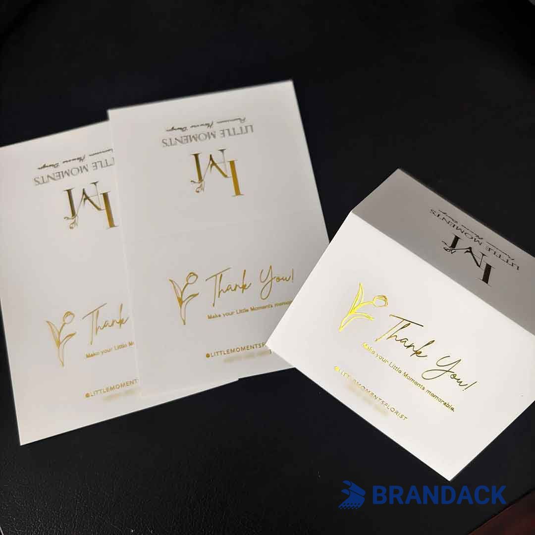 Custom Company Business Thank You Cards Tailored to Brand
