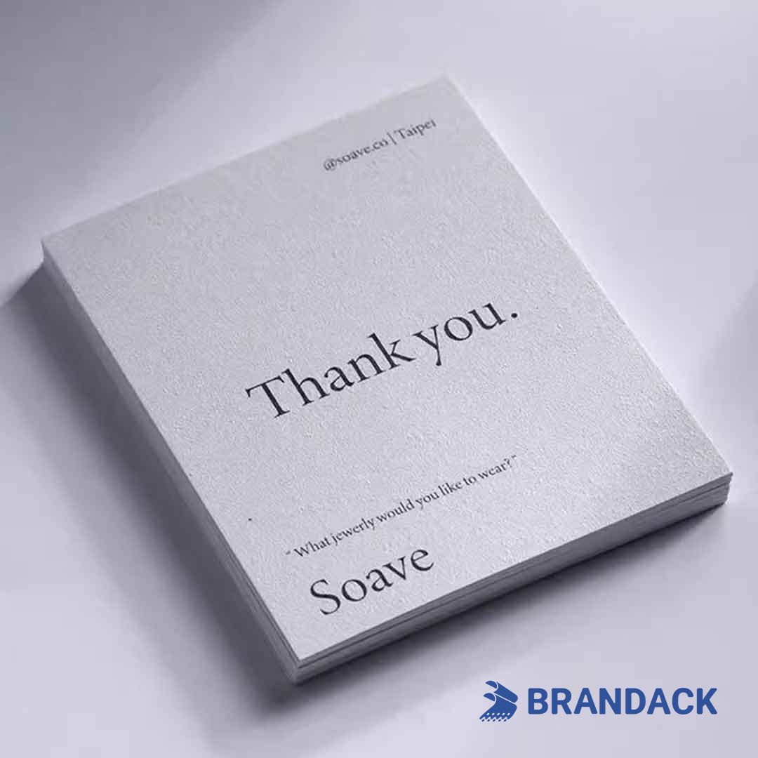Custom Company Business Thank You Cards Tailored to Brand