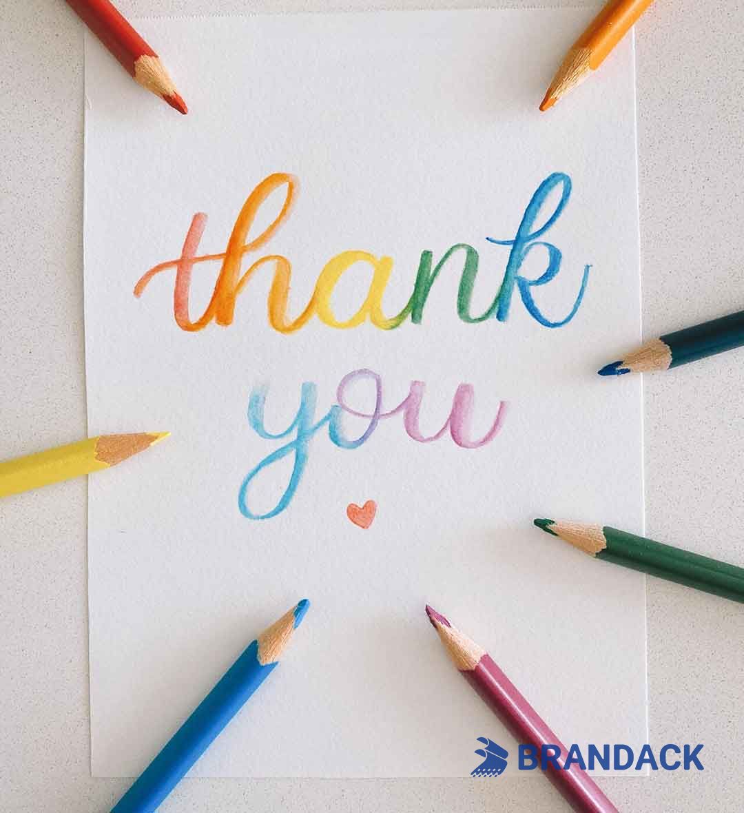 Custom Corporate Business Thank You Cards with Design Service