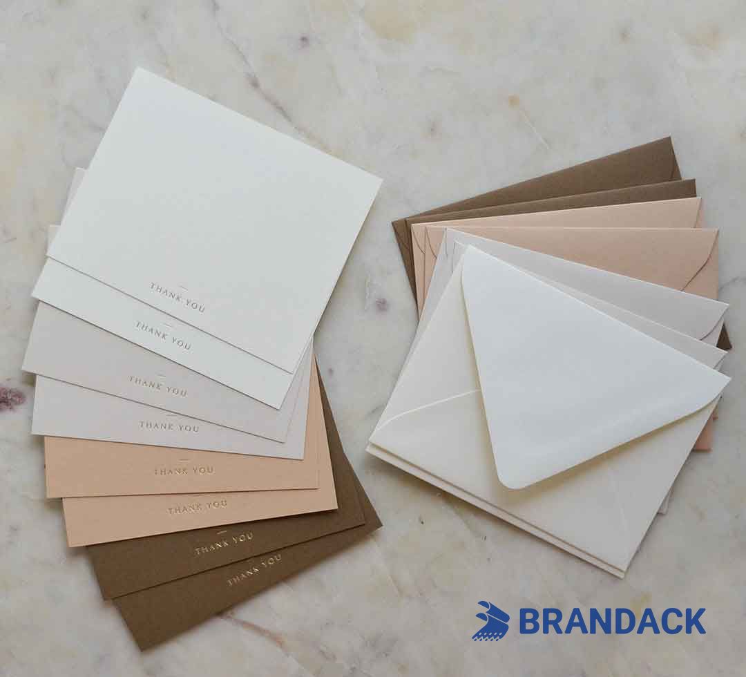 Custom Corporate Business Thank You Cards with Design Service