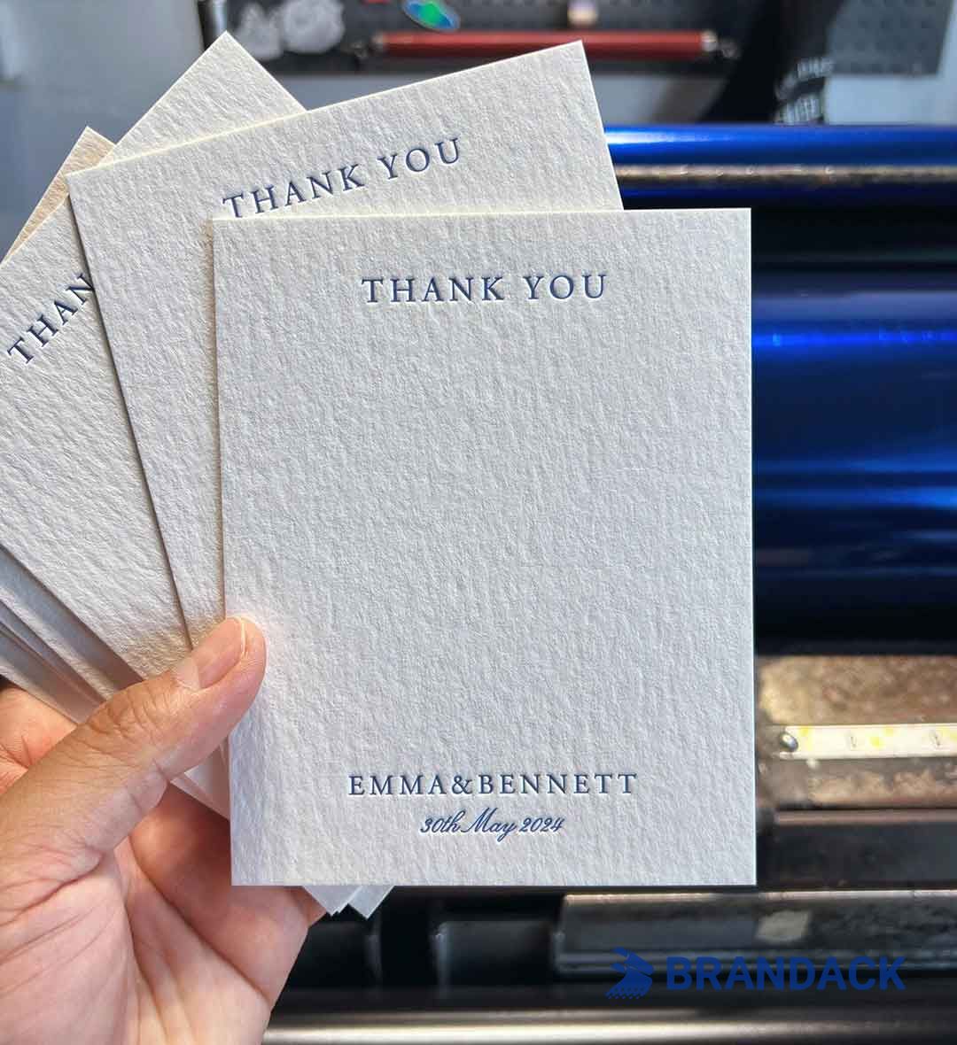 Custom Printed Business Thank You Cards to Save Time and Cost