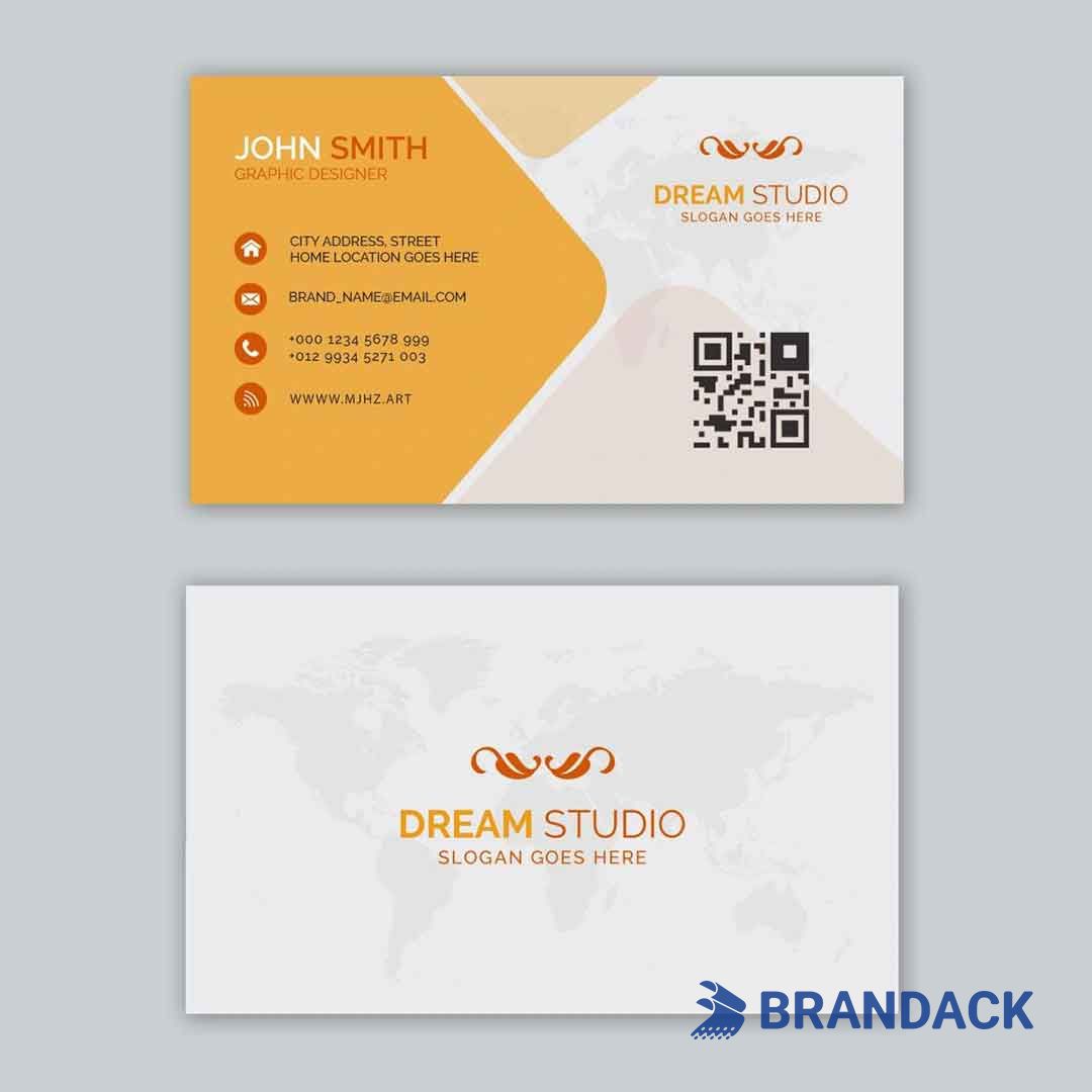 Custom Printed QR Business Cards with Design Service