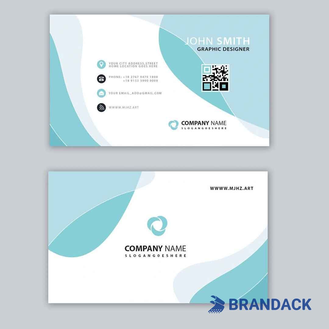 Custom Printed QR Business Cards with Design Service