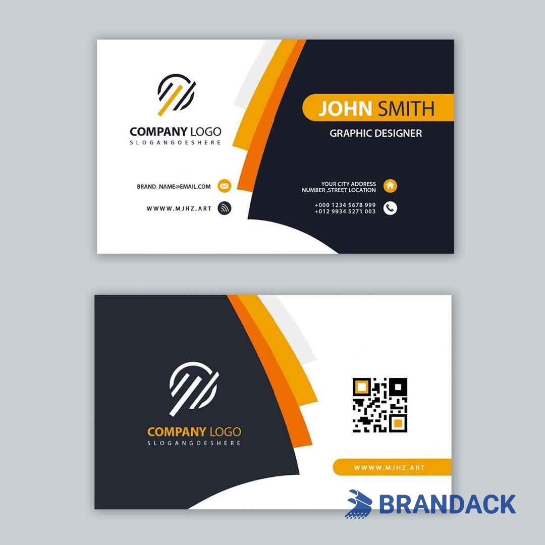 Custom Printed QR Business Cards with Design Service